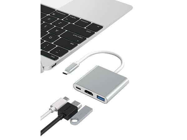 Macbook USB-C Adapter - HDMI & USB 3.0 4K