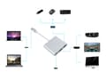 Miniatyrbild 6 av 8: Macbook USB-C Adapter - HDMI & USB 3.0 4K