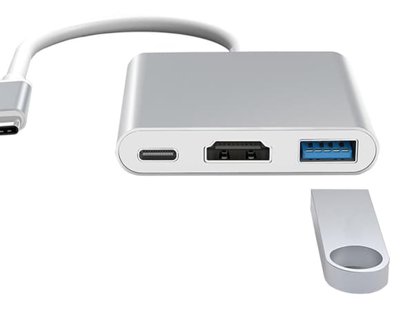Macbook USB-C Adapter - HDMI & USB 3.0 4K