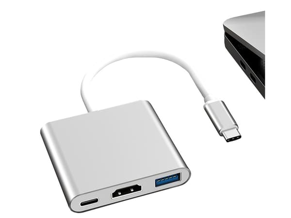 Macbook USB-C Adapter - HDMI & USB 3.0 4K