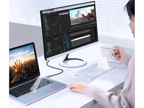 USB-C till DisplayPort 1.4 kabel 1.8m – Upp till 8k