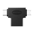 Miniatyrbild 1 av 5: Adapter OTG USB 3.0 till USB-C och Micro USB Vention CDIB0