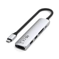 Miniatyrbild 3 av 8: Satechi 6-i-1 HUBB USB-C Slim Multiport Adapter - Silver