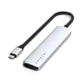 Miniatyrbild 1 av 8: Satechi 6-i-1 HUBB USB-C Slim Multiport Adapter - Silver