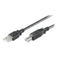 USB-kabel - Microconnect - USB 2.0 - Typ A (M) till Typ B (M) - 1 m - Svart