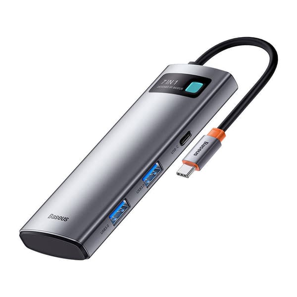 Baseus Hub Adapter 7i1 USB-C til 2x USB 3.0 + HDMI + USB-C PD