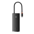 Miniatyrbild 3 av 11: Baseus Lite Series Hub 5w1 USB-C till 3x USB 3.0 + USB-C + HDMI (svart)