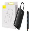 Miniatyrbild 2 av 11: Baseus Lite Series Hub 5w1 USB-C till 3x USB 3.0 + USB-C + HDMI (svart)