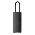 Pikkukuva 4 / 11: Baseus Lite Series Hub 6w1 USB-C - 2x USB 3.0 + USB-C + HDMI + SD/TF (musta)