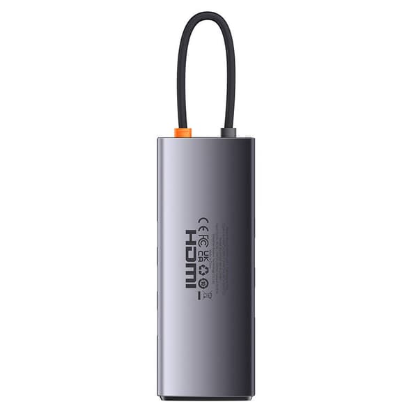 Hub 8in1 Baseus StarJoy Series, USB-C til 3x USB 3.1 + HDMI + USB-C PD + RJ45 + microSD/SD