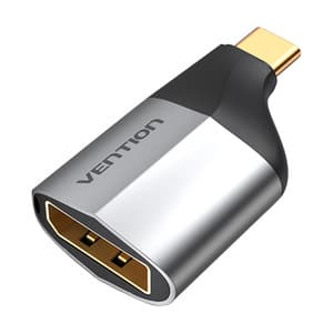 Adapter USB-C han til DisplayPort hun Vention TCCH0 4K 60Hz (sort)