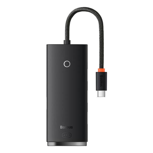 HUB Adapter 4-Port USB-C Baseus OS-Lite 25 cm (sort)