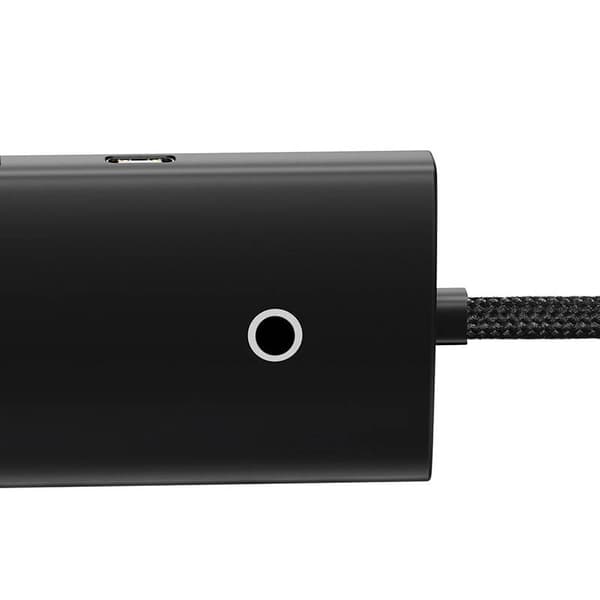 HUB Adapter 4-Port USB-C Baseus OS-Lite 25 cm (sort)