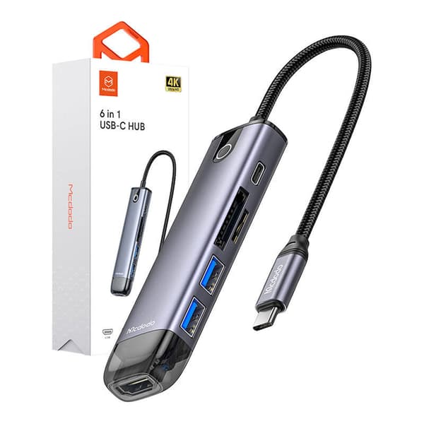 Mcdodo HU-7420 10-i-1 USB-C Hub (USB-C, HDMI, VGA, USB3.0*2, USB3.0*2, SD, TF)
