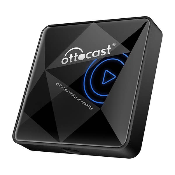 Langaton sovitin, Ottocast, CP82, U2-AIR PRO Carplay (musta)