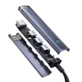 Miniatyrbild 5 av 10: Hub 4in1 Baseus UltraJoy USB-A&USB-C till 3xUSB3.0+USB-C+RJ45 (grå)