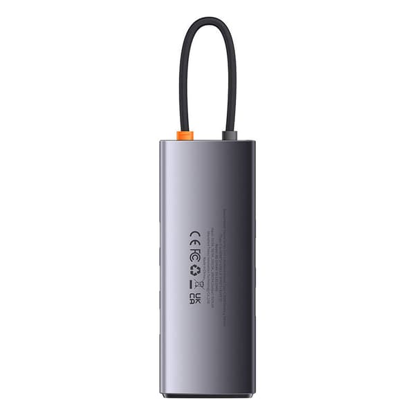 Hub 7in1 Baseus Metal Gleam Series, USB-C til 3x USB 3.0 + HDMI + USB-C PD + VGA + Ethernet RJ45