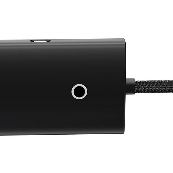 Hub 4in1 Baseus Lite Series USB til 4x USB 3.0, 1m (sort)