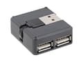 Miniatyrbild 3 av 5: InLine 33293L, USB 2.0 Type-A, USB 2.0 Type-A, 480 Mbit/s, Svart, Plast, 0,04 m