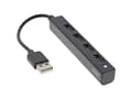 Miniatyrbild 1 av 4: InLine 33293K, USB 2.0 Type-A, USB 2.0 Type-A, 480 Mbit/s, Svart, Plast, 0,015 m