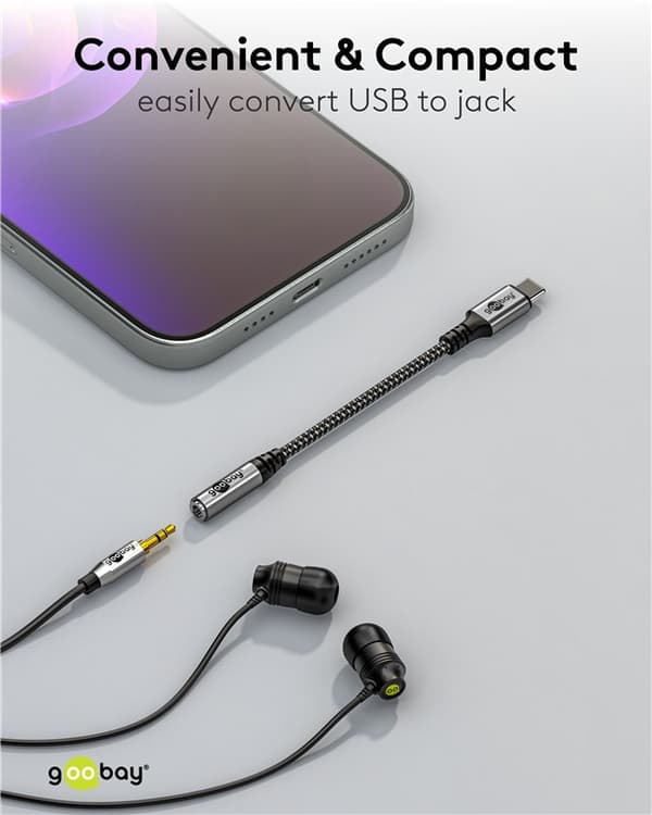 Adapter USB-C™ till jack, 3,5 mm AUX