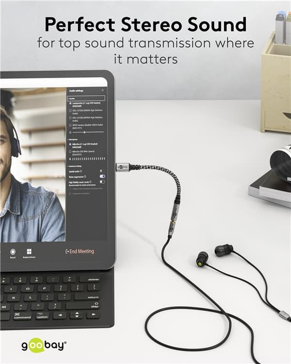 Adapter USB-C™ till jack, 3,5 mm AUX