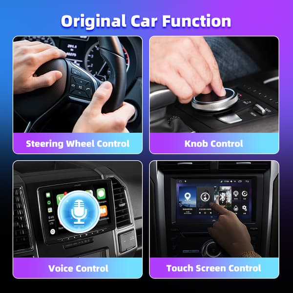 Mini langaton CarPlay & Android Auto -adapteri iPhonelle & Androidille – Nauti vapaudesta ilman kaapeleita