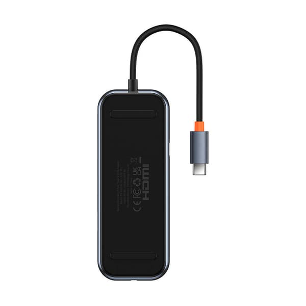 Adapter 4w1 Baseus Hub USB-C med 4xUSB 3.0 (mørkegrå)