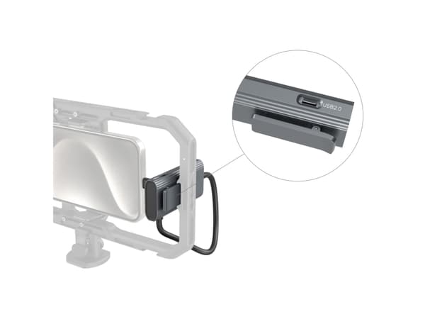 SmallRig 4598, USB 2.0, USB 3.2 Gen 1 (3.1 Gen 1) Type-A, 1250 Mbit/s, Grå, 100 W, 5 V, 2/3 A