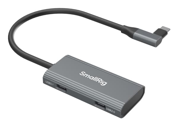 SmallRig 4598, USB 2.0, USB 3.2 Gen 1 (3.1 Gen 1) Type-A, 1250 Mbit/s, Grå, 100 W, 5 V, 2/3 A