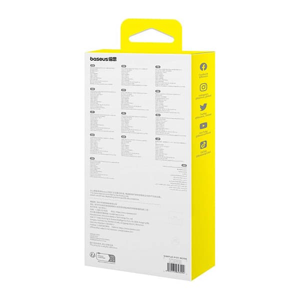 Hub 6in1 Baseus Metal Gleam 2-serien, USB-C till 2xUSB 3.0 +USB-C + HDMI + USB-C PD + Ethernet RJ45