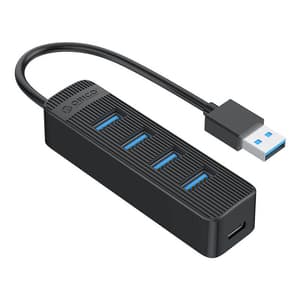 Orico TWU3 USB till 4x USB 3.0 Hub Adapter (svart)