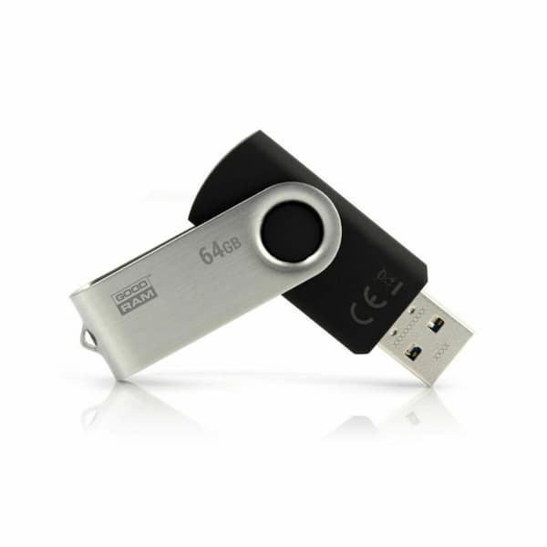 USB-tikku GoodRam UTS3-0640K0R11 USB 3.1 Musta 64 GB (1 osaa)