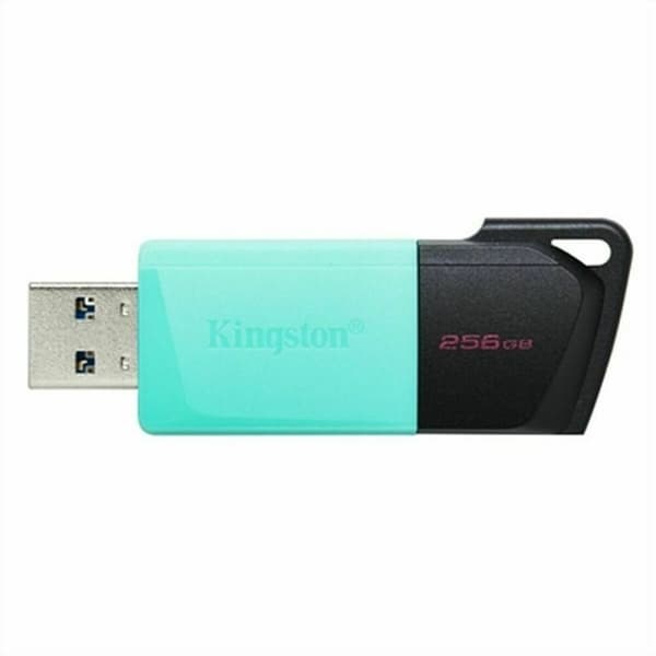 USB-minne Kingston Exodia M Svart 256 GB (1 antal) Svart, Turkos