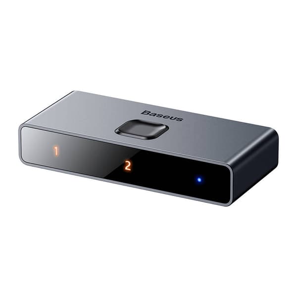Baseus Matrix Tvåvägs avdelare / splitter HDMI, 2x1 / 1x2, 4K