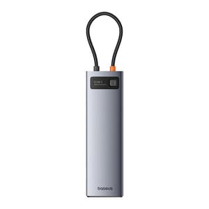 Hub 11in1 Baseus StarJoy Metal Glam Series, USB-C till HDMI +VGA + 3 x USB 3.0 + USB 2.0+USB-C PD + RJ45 + SD/TF +3,5 mm