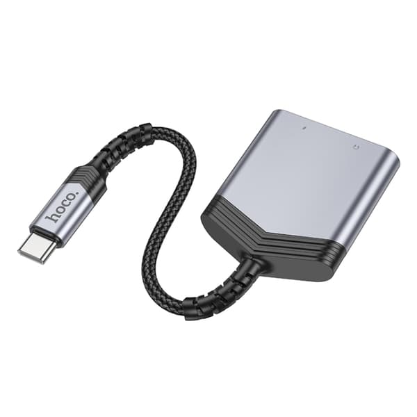 USB-C-Adapter 1xUSB-C till 1XUSB-C och 3,5mm kontakt