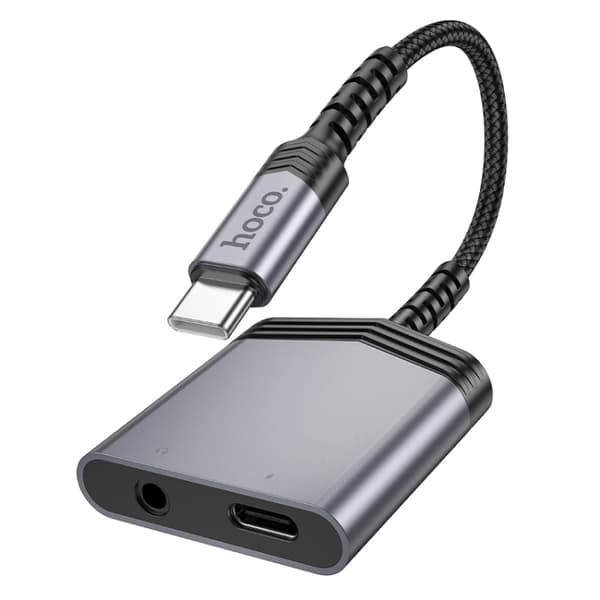 USB-C-Adapter 1xUSB-C till 1XUSB-C och 3,5mm kontakt