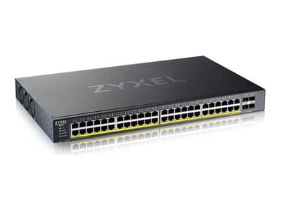 Zyxel XGS1935 Series XGS1935-52HP - Switch - hanterad - L3 Lite - smart - 48 x 10/100/1000 (PoE) + 4 x 10 Gigabit SFP+ (upplänk) - rackmonterbar - Po