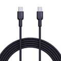 Miniatyrbild 2 av 9: AUKEY CB-NCC2 USB-C Typ-C Strömförsörjning PD 60W 3A 1,8m Nylon Svart