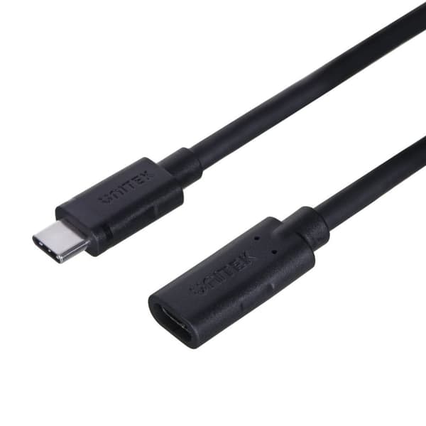 UNITEK C14086BK-1.5M USB-kabel USB 3.2 Gen 2 (3.1 Gen 2) USB C Svart