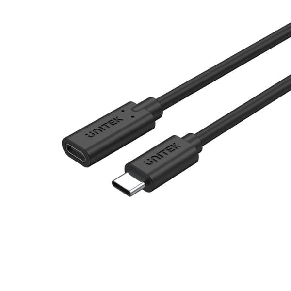 UNITEK C14086BK-1.5M USB-kabel USB 3.2 Gen 2 (3.1 Gen 2) USB C Svart