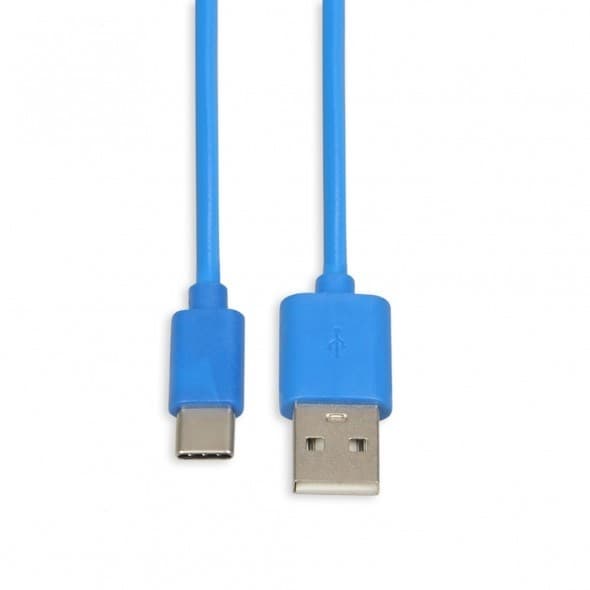 iBox IKUMTCB USB-kabel 1 m USB 2.0 USB A USB C Blå