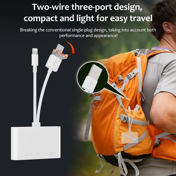 Ethernet-adapter med USB-C, Lightning och USB – Plug-and-play med hög hastighet