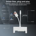 Pikkukuva 6 / 7: USB-SATA-sovitin - Yhdistä SATA Lightning-, USB-C- ja USB-liitäntään
