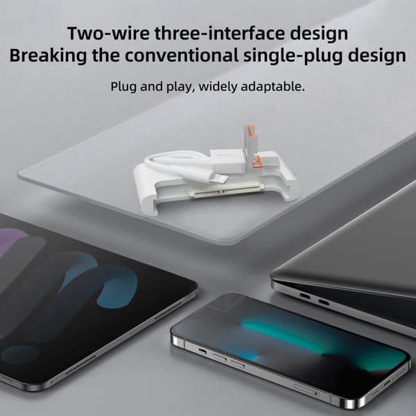 USB til SATA-adapter - tilslut SATA til Lightning, USB-C og USB