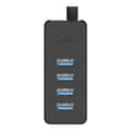 Miniatyrbillede 1 af 3: Orico W5P-030 USB til 4x USB 3.0 Hub Adapter (sort)
