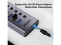 Miniatyrbild 5 av 5: Unitek USB HUB Unitek USB Hub A 3.0 7in1, 5Gbps med portomkopplare