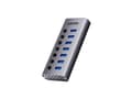 Miniatyrbild 1 av 5: Unitek USB HUB Unitek USB Hub A 3.0 7in1, 5Gbps med portomkopplare