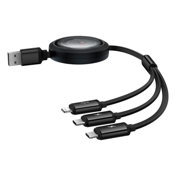 Baseus Free2Draw 100W Multikabel USB till USB-C, Lighting och MicroUSB